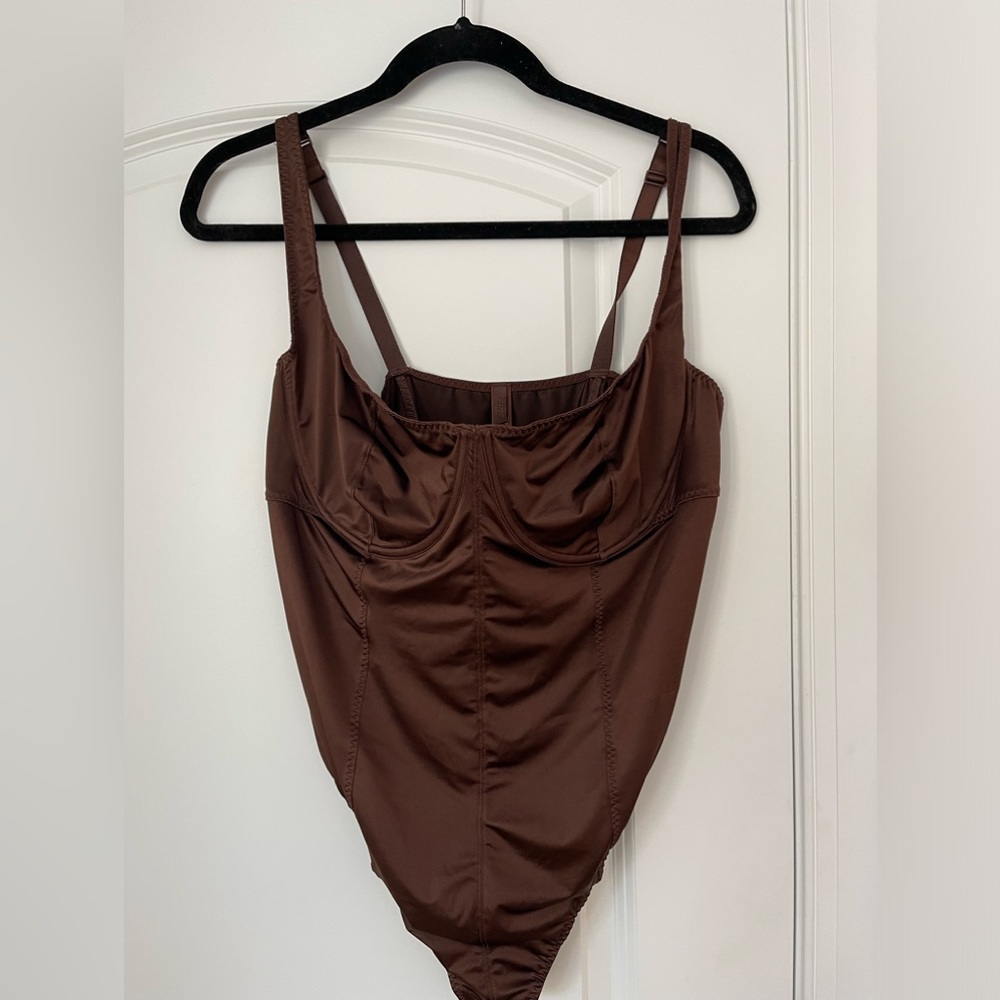 Skims Satin Bodysuit